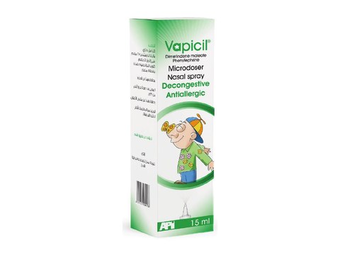 Vapicil — Dimetindene + phenylephrine